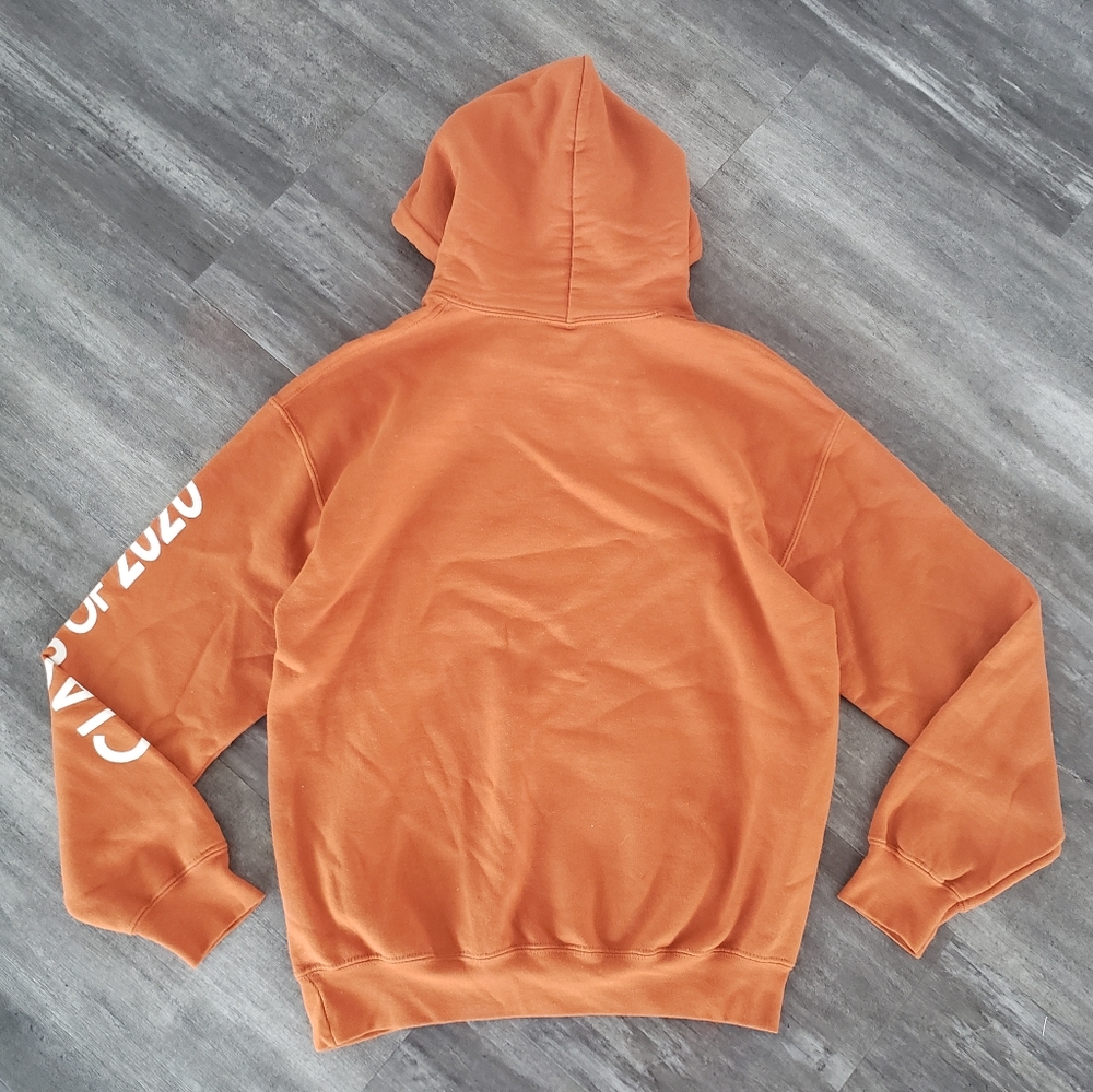 Burnt Orange Sophomore Oversized Hoodie Long Sleeve - Picture 2 of 4